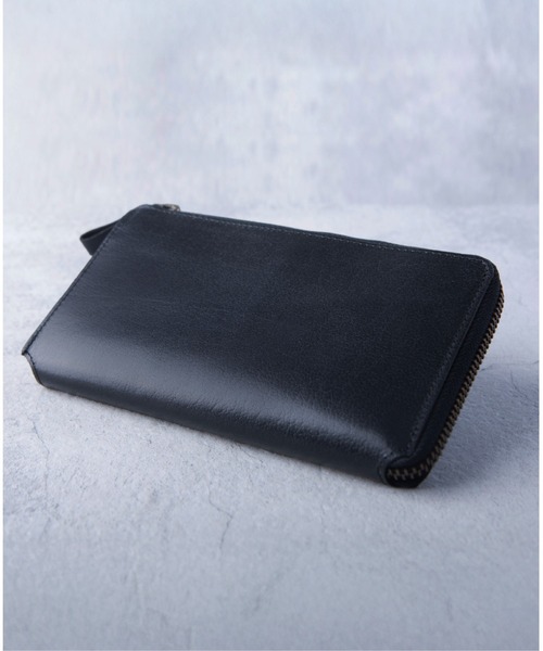 Hallelujah（ハレルヤ）の「長財布 小さい 防水 TIDY2.0 Noble バッファローレザー（財布・メンズ・ブラック/ブラウン・FREE）」の2枚目の写真