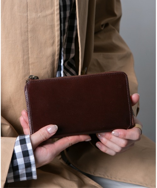 Hallelujah（ハレルヤ）の「長財布 小さい 防水 TIDY2.0 Noble バッファローレザー（財布・メンズ・ブラック/ブラウン・FREE）」の6枚目の写真