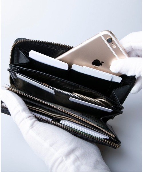 Hallelujah（ハレルヤ）の「長財布 小さい 防水 TIDY2.0 Noble バッファローレザー（財布・メンズ・ブラック/ブラウン・FREE）」の14枚目の写真