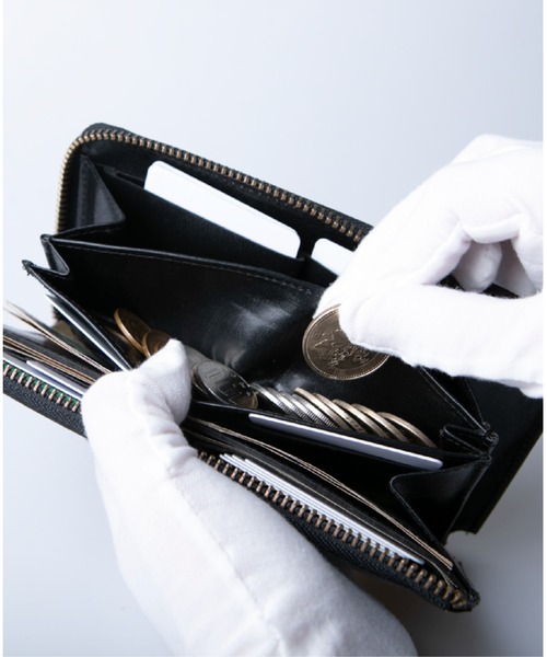 Hallelujah（ハレルヤ）の「長財布 小さい 防水 TIDY2.0 Noble バッファローレザー（財布・メンズ・ブラック/ブラウン・FREE）」の15枚目の写真
