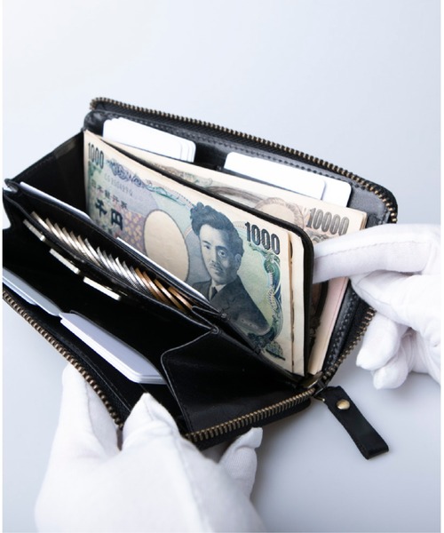 Hallelujah（ハレルヤ）の「長財布 小さい 防水 TIDY2.0 Noble バッファローレザー（財布・メンズ・ブラック/ブラウン・FREE）」の16枚目の写真