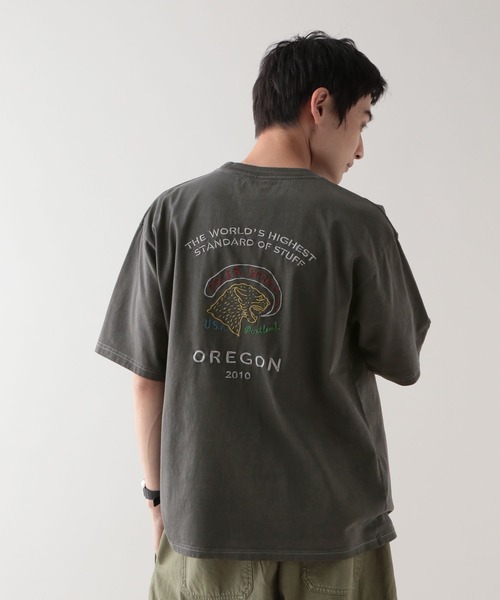POLeR(ポーラー)の「【POLeR/ポーラー】ピグメント/スーベニア刺繍Tシャツ(Tシャツ/カットソー・メンズ・ホワイト/ブラック・LARGE/MEDIUM)」の15枚目の写真