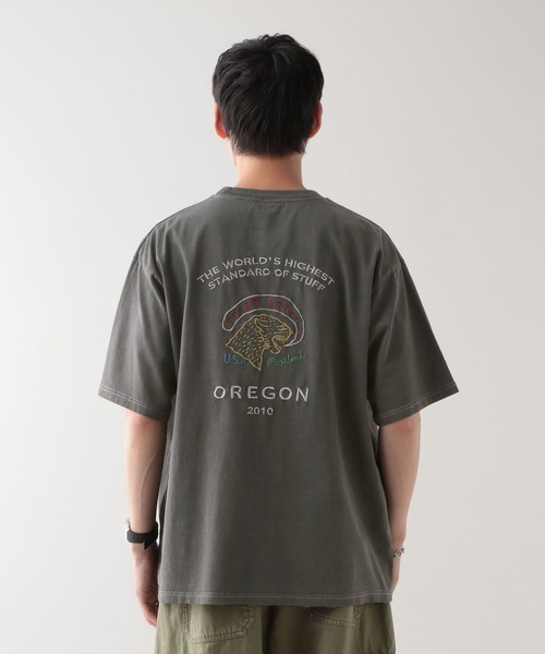 POLeR(ポーラー)の「【POLeR/ポーラー】ピグメント/スーベニア刺繍Tシャツ(Tシャツ/カットソー・メンズ・ホワイト/ブラック・LARGE/MEDIUM)」の17枚目の写真