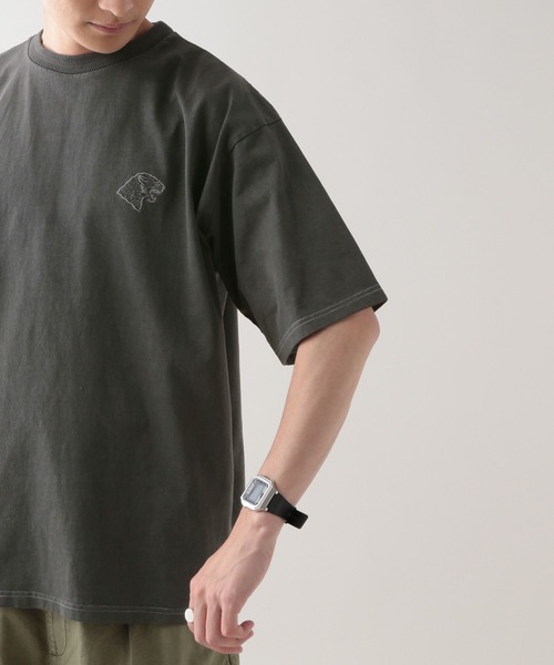 POLeR(ポーラー)の「【POLeR/ポーラー】ピグメント/スーベニア刺繍Tシャツ(Tシャツ/カットソー・メンズ・ホワイト/ブラック・LARGE/MEDIUM)」の18枚目の写真