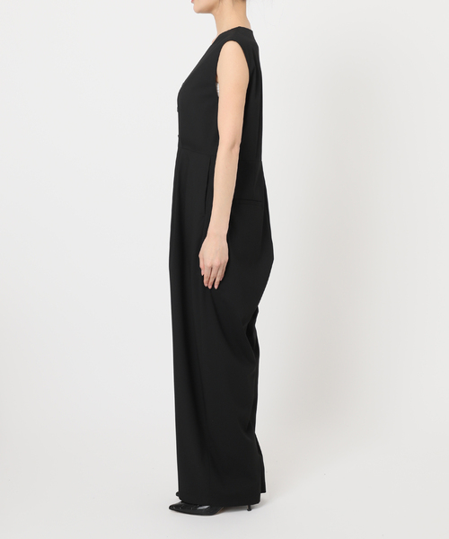 journal standard L'essage（ジャーナルスタンダードレサージュ）の「Vネックオールインワン（つなぎ/オールインワン・レディース・ブラック/ブラウン・FREE）」の10枚目の写真