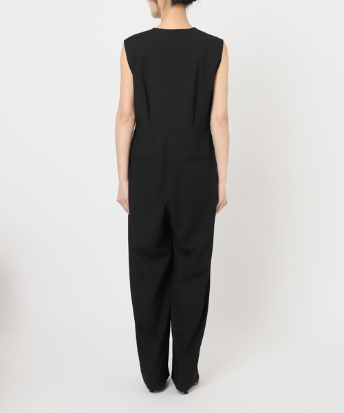 journal standard L'essage（ジャーナルスタンダードレサージュ）の「Vネックオールインワン（つなぎ/オールインワン・レディース・ブラック/ブラウン・FREE）」の11枚目の写真