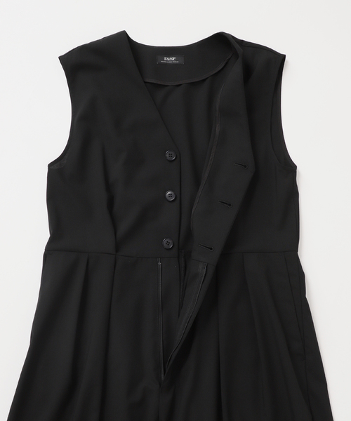 journal standard L'essage（ジャーナルスタンダードレサージュ）の「Vネックオールインワン（つなぎ/オールインワン・レディース・ブラック/ブラウン・FREE）」の22枚目の写真