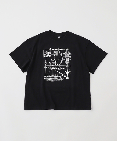 JOINT WORKS(ジョイントワークス)の「BRAIN DEAD/ブレインデッドMIND PUZZLE T-SHIRT(Tシャツ/カットソー・メンズ・ブラック・MEDIUM/LARGE)」の3枚目の写真