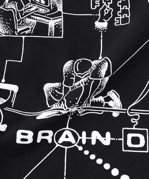 JOINT WORKS(ジョイントワークス)の「BRAIN DEAD/ブレインデッドMIND PUZZLE T-SHIRT(Tシャツ/カットソー・メンズ・ブラック・MEDIUM/LARGE)」の5枚目の写真