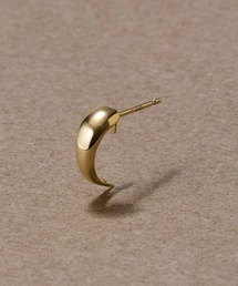 JUPITER（ジュピター）の「【K10】クレセントフープピアス/ユニセックス/片耳<動画あり>（ピアス（片耳用））」