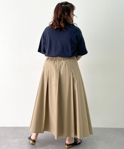 CHIC STYLE(シックスタイル)の「綿100%ピグメント染グラフィックプリントTシャツ<大きいサイズ有>シックスタイル(Tシャツ/カットソー・レディース・ネイビー/スミクロ・M/L/LL/3L/4L/5L)」の19枚目の写真