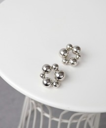 メタルボールサークルピアス