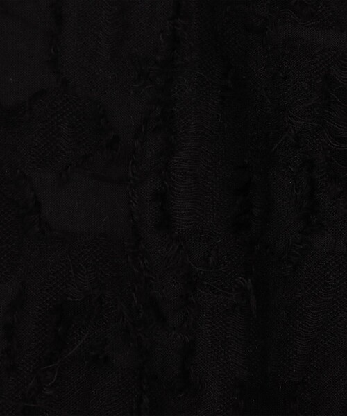 【EDITION】バックカットジャカード ハーフスリーブトップス バックカットジャカード ハーフスリーブトップス（Tシャツ
