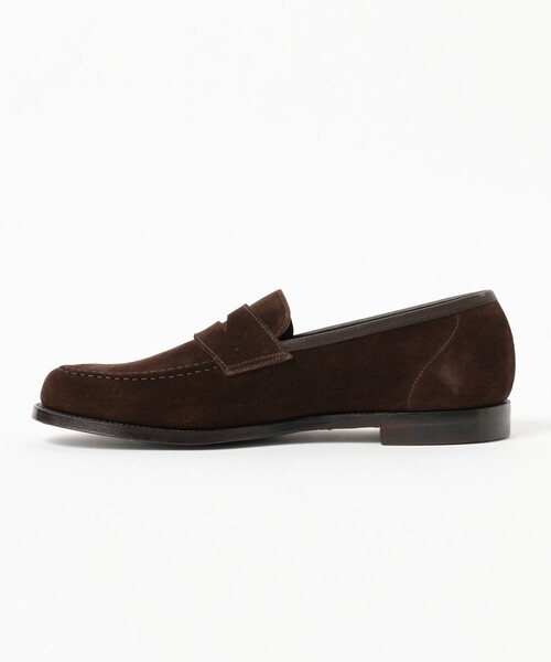 CROCKETT&JONES(クロケットアンドジョーンズ)の「【別注】CROCKETT&JONES / MAINE2 スエードローファー(ドレスシューズ・メンズ・ダークブラウン・5.5inch/6inch/6.5inch/7inch/7.5inch/8inch/8.5inch/9inch/9.5inch/5inch)」の3枚目の写真