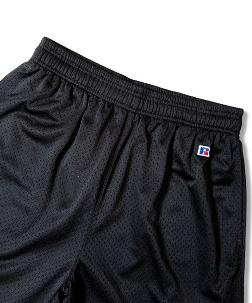 Russell Athletic(ラッセルアスレティック)の「RUSSELL MESH JERSEY PRACTICE SHORTS(その他パンツ・メンズ・ブラック・M/L)」の3枚目の写真