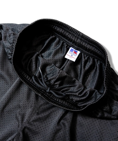 Russell Athletic(ラッセルアスレティック)の「RUSSELL MESH JERSEY PRACTICE SHORTS(その他パンツ・メンズ・ブラック・M/L)」の6枚目の写真