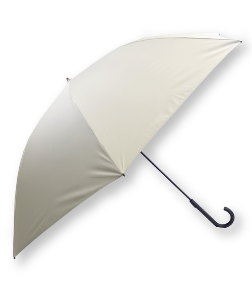 macocca（マコッカ）の「完全遮光 UVカット率100% 晴雨兼用 軽量スリム ジャンプ傘 makez. マケズ 無地 親骨58cm（長傘・レディース・ブラウン/モカ/アイボリー/グレイッシュベージュ・FREE）」の6枚目の写真