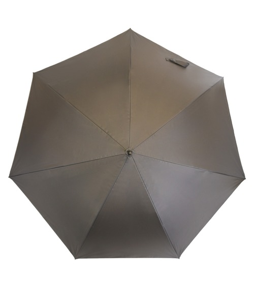 macocca（マコッカ）の「完全遮光 UVカット率100% 晴雨兼用 軽量スリム ジャンプ傘 makez. マケズ 無地 親骨58cm（長傘・レディース・ブラウン/モカ/アイボリー/グレイッシュベージュ・FREE）」の13枚目の写真