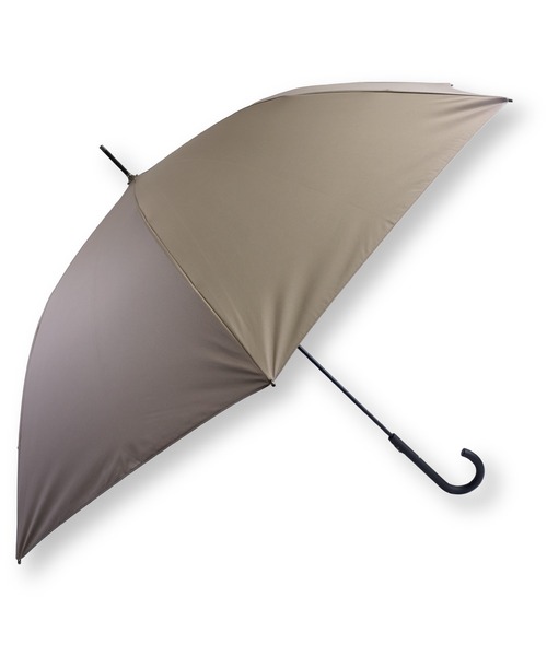 macocca（マコッカ）の「完全遮光 UVカット率100% 晴雨兼用 軽量スリム ジャンプ傘 makez. マケズ 無地 親骨58cm（長傘・レディース・ブラウン/モカ/アイボリー/グレイッシュベージュ・FREE）」の16枚目の写真