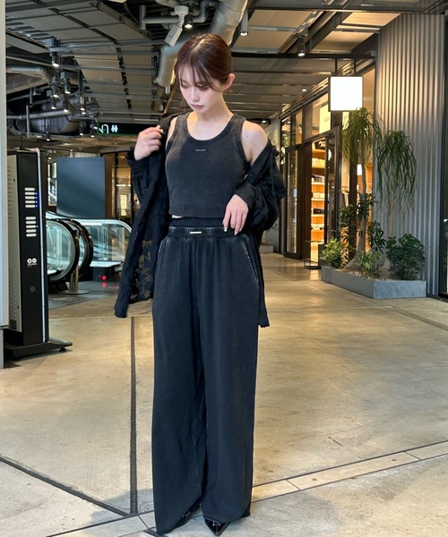 RAY CASSIN（レイカズン）の「レースウエストレイヤードスウェットパンツ（スウェットパンツ・レディース・ホワイト系その他/レッド/ブラック系その他2/グレー・FREE）」の21枚目の写真