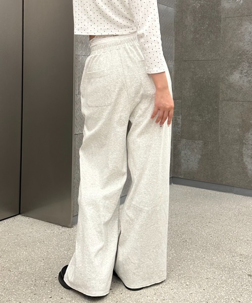 RAY CASSIN（レイカズン）の「レースウエストレイヤードスウェットパンツ（スウェットパンツ・レディース・ホワイト系その他/レッド/ブラック系その他2/グレー・FREE）」の18枚目の写真