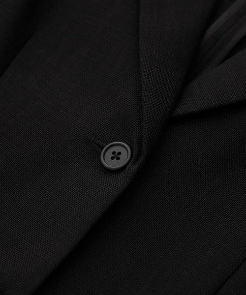 ROPE'(ロペ)の「リネンライク ベルテッドジャケット/セットアップ対応(テーラードジャケット・レディース・ブラック/ベージュ・38/36)」の17枚目の写真