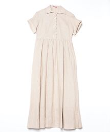 mikomori（ミコモリ）の「FRONT BUTTON LINEN OP（ワンピース・メンズ）」