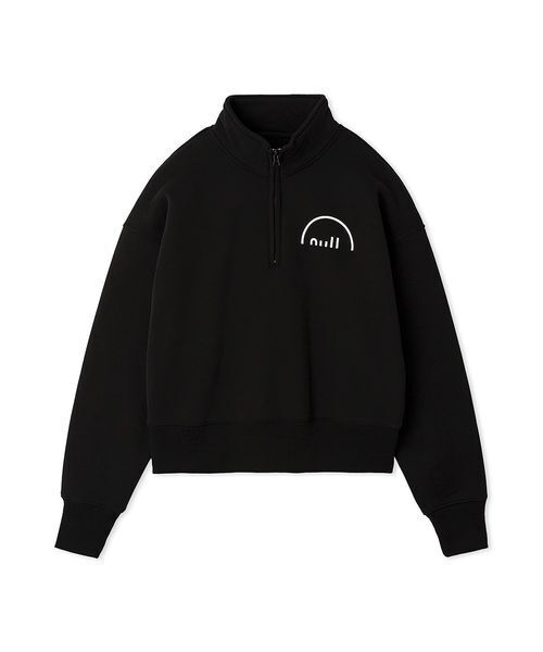 null.（ヌル）の「ZIPスウェットトップス（スウェット・レディース・ブラック/オートミール/ネイビー・F）」の12枚目の写真