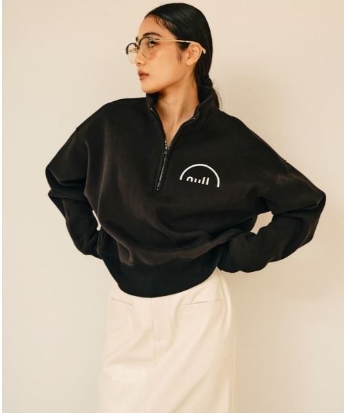 null.（ヌル）の「ZIPスウェットトップス（スウェット・レディース・ブラック/オートミール/ネイビー・F）」の22枚目の写真