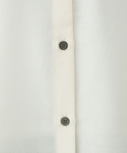 GLOBAL WORK（グローバルワーク）の「イージーケアシアーチュニック/497002（シャツ/ブラウス・レディース・ダークグレー/ダークブラウン/オフホワイト/オレンジ系その他3・LARGE/MEDIUM）」の22枚目の写真