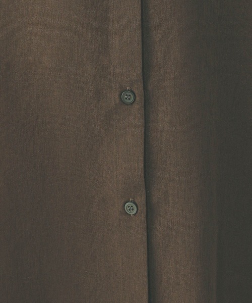 GLOBAL WORK（グローバルワーク）の「イージーケアシアーチュニック/497002（シャツ/ブラウス・レディース・ダークグレー/ダークブラウン/オフホワイト/オレンジ系その他3・LARGE/MEDIUM）」の20枚目の写真