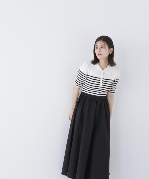 セール】◇ポロカラードッキングワンピース（ワンピース