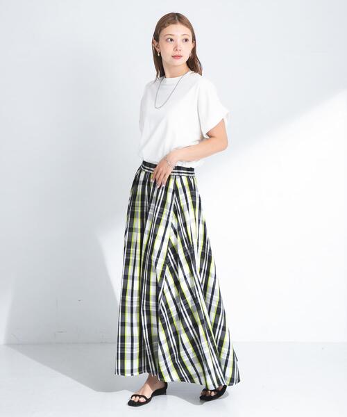 URBAN RESEARCH Sonny Label(アーバンリサーチサニーレーベル)の「マルチチェックカラースカート(スカート・レディース・ネイビー/ブラウン/ブラック・FREE)」の18枚目の写真