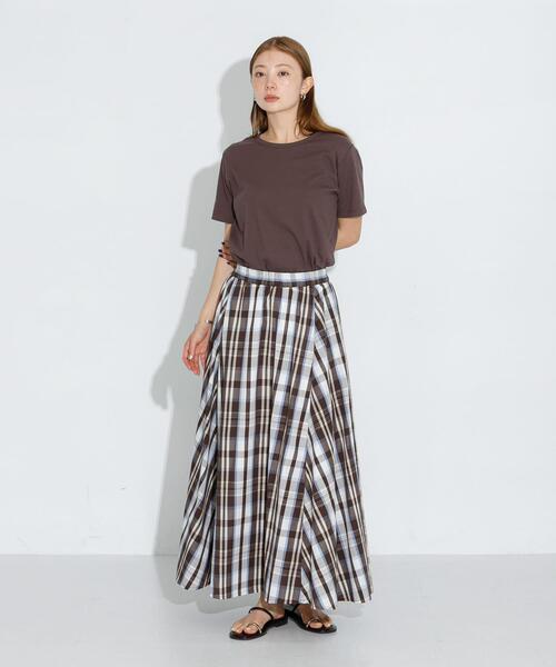 セール】マルチチェックカラースカート（スカート）｜URBAN