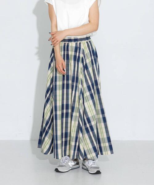 URBAN RESEARCH Sonny Label(アーバンリサーチサニーレーベル)の「マルチチェックカラースカート(スカート・レディース・ネイビー/ブラウン/ブラック・FREE)」の9枚目の写真