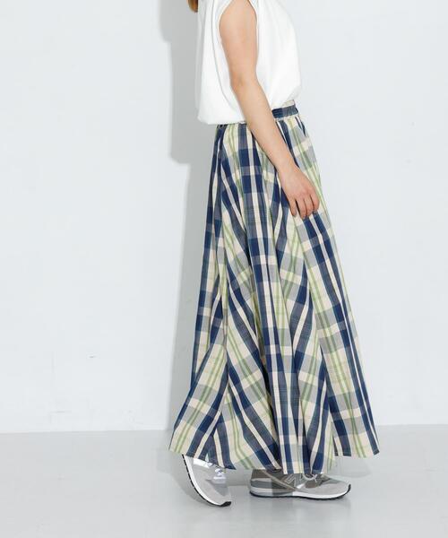 URBAN RESEARCH Sonny Label(アーバンリサーチサニーレーベル)の「マルチチェックカラースカート(スカート・レディース・ネイビー/ブラウン/ブラック・FREE)」の12枚目の写真