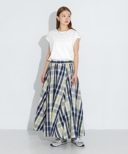 URBAN RESEARCH Sonny Label(アーバンリサーチサニーレーベル)の「マルチチェックカラースカート(スカート・レディース・ネイビー/ブラウン/ブラック・FREE)」の13枚目の写真