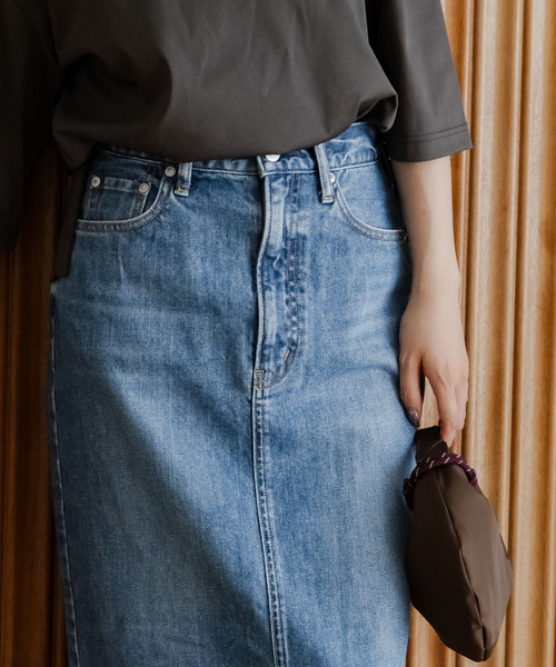 NEEDBY heritage（ニードバイヘリテージ）の「《NOBLE別注》 NEED by heritage/ニードバイヘリテージ RINA（デニムスカート・レディース・ブルー・26/25/24/23）」の13枚目の写真