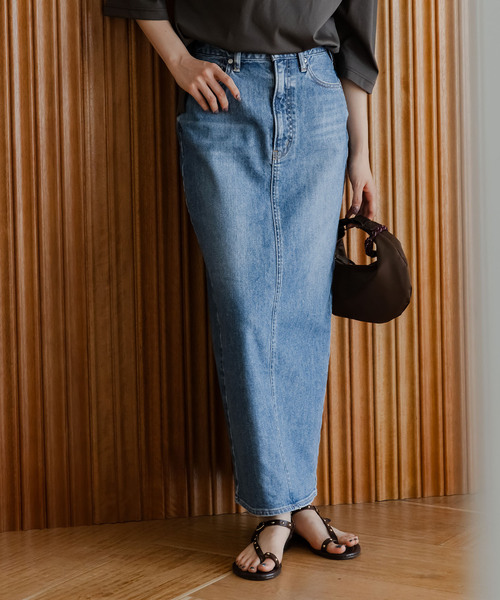 NEEDBY heritage（ニードバイヘリテージ）の「《NOBLE別注》 NEED by heritage/ニードバイヘリテージ RINA（デニムスカート・レディース・ブルー・26/25/24/23）」の15枚目の写真
