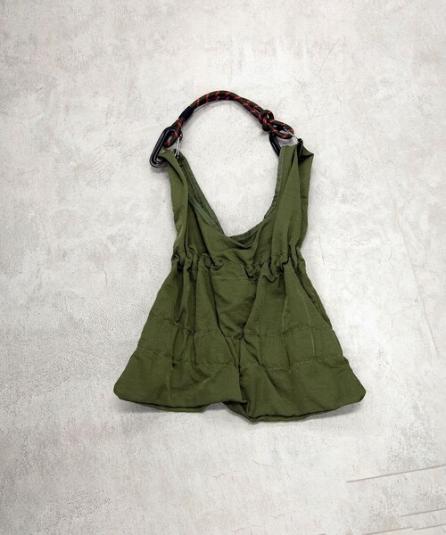 coen（コーエン）の「2WAYパラコードギャザーハンドバッグ（S）（ハンドバッグ・レディース・ブラック/ベージュ/レッド/オリーブ/その他1・FREE）」の9枚目の写真