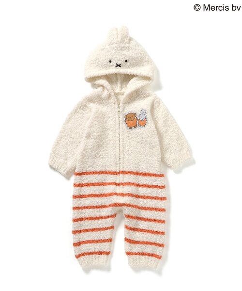 Miffy（ ミッフィー）の「【Miffy】マシュマロニットカバーオール（ロンパース・キッズ・ブラウン/アイボリー・80/70/60）」の8枚目の写真