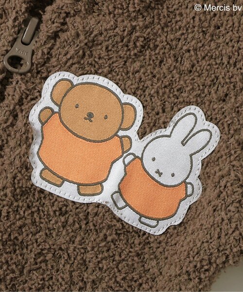 Miffy（ ミッフィー）の「【Miffy】マシュマロニットカバーオール（ロンパース・キッズ・ブラウン/アイボリー・80/70/60）」の13枚目の写真