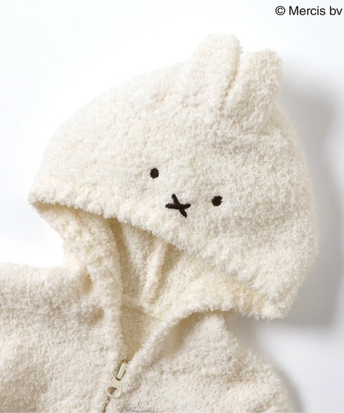 Miffy（ ミッフィー）の「【Miffy】マシュマロニットカバーオール（ロンパース・キッズ・ブラウン/アイボリー・80/70/60）」の11枚目の写真