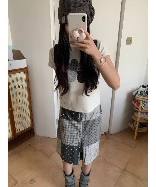 ARCHIVER(アーカイバ)の「【Lp】ハートクローバーTシャツ(Tシャツ/カットソー・レディース・ホワイト・MEDIUM/LARGE)」の1枚目の写真