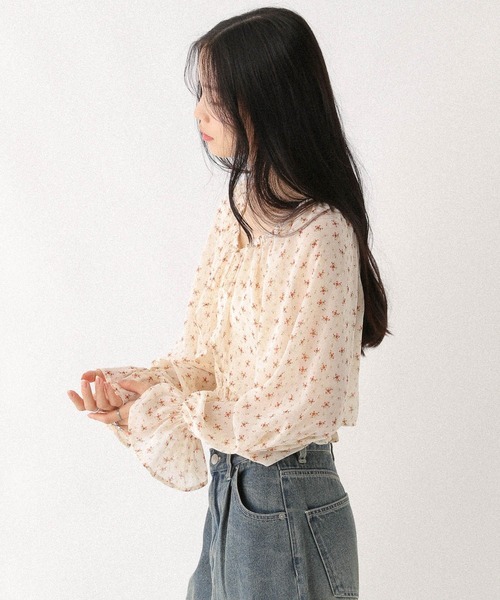 Heather(ヘザー)の「フラワーボレロ/キャミ2P 587259(カーディガン/ボレロ・レディース・ブラック/オフホワイト/ピンク・FREE)」の18枚目の写真
