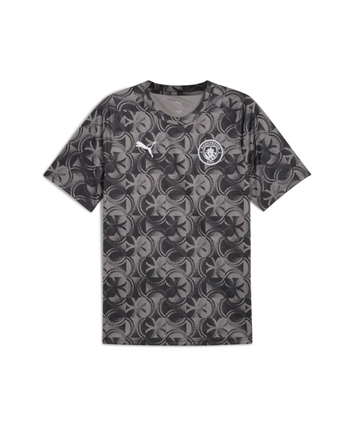 PUMA（プーマ）の「PUMA プーマ メンズ 2025-26 マンチェスターシティ FC プレマッチ 半袖 シャツ（Tシャツ/カットソー・メンズ・ブラック/グリーン系その他/グリーン系その他6・X-LARGE/X-SMALL/LARGE/MEDIUM/SMALL）」の7枚目の写真