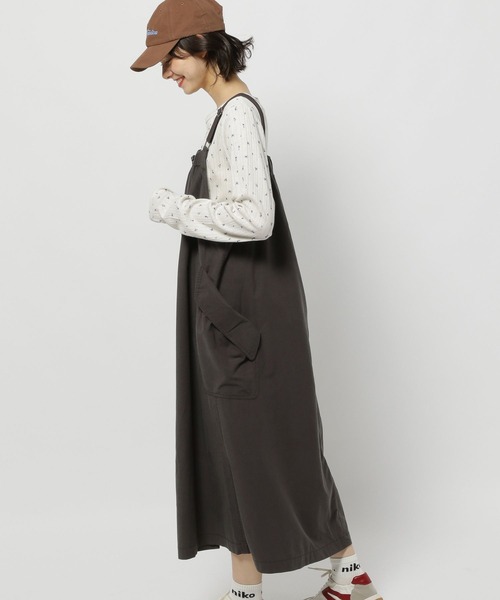 ポケットZIPジャンパースカート（ジャンパースカート）｜niko and
