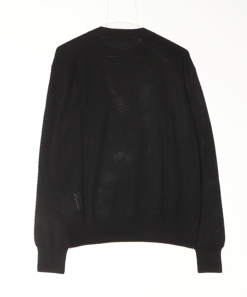 JOHN LAWRENCE SULLIVAN(ジョンローレンスサリバン)の「SILK CASHMERE MESH KNIT SWEATER(ニット/セーター・メンズ・ブラック・SMALL/MEDIUM/LARGE)」の3枚目の写真