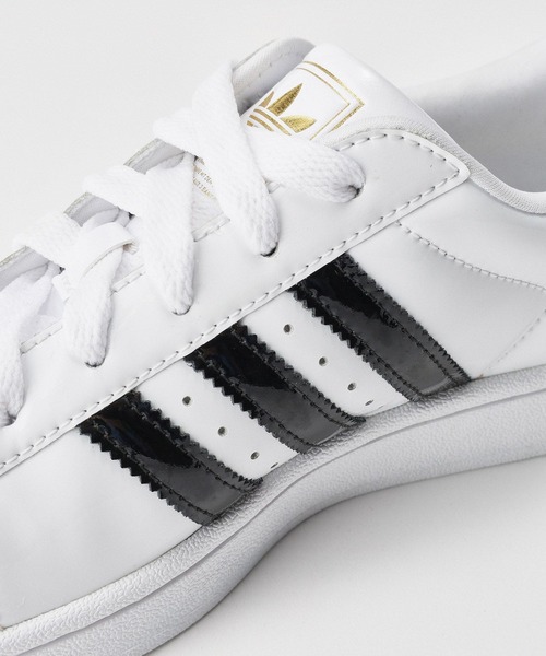 BABYLONE（バビロン）の「【adidas】SUPER STAR W（スニーカー・レディース・ブラック/ホワイト・23cm/24cm/24.5cm）」の11枚目の写真
