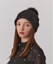 【新品タグ付き】Chapeau d' O ニット帽 Chapeau d' O LiLi Knit Watch | 56cm～58cm(97) BLACK (01